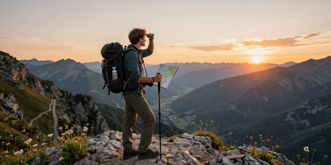 Traveler at mountain viewpoint enjoying stunning scenery while discussing rokok88 link alternatif options